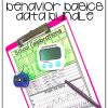 Celebrations at School- Behavior Basics Data