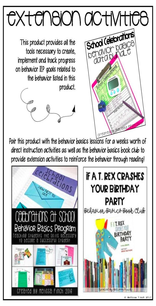 Celebrations at School- Behavior Basics Data - Image 6