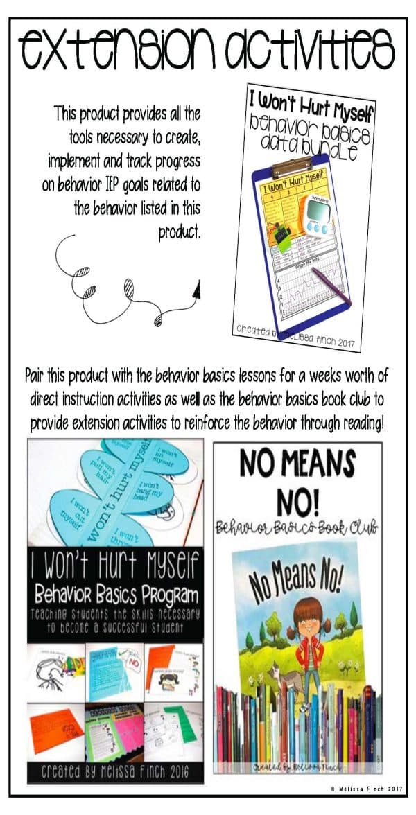 I Won't Hurt Myself- Behavior Basics Data - Image 6