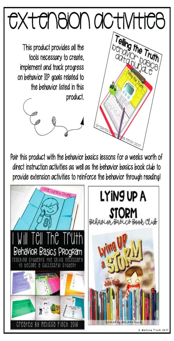 I Will Tell The Truth- Behavior Basics Data - Image 6