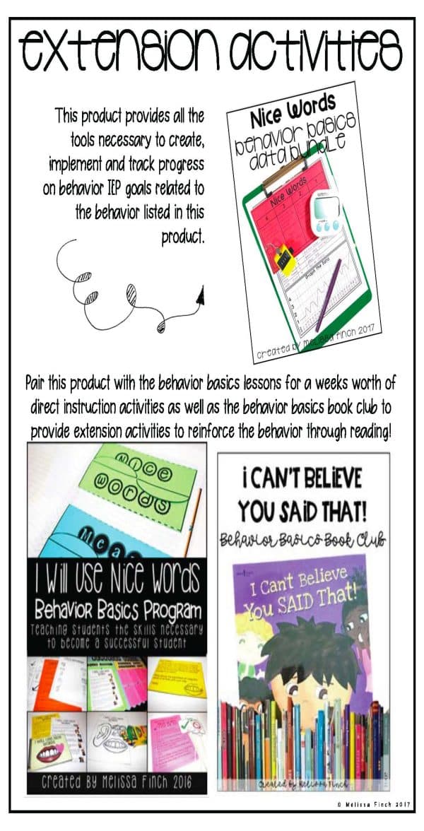 I Will Use Nice Words- Behavior Basics Data - Image 6