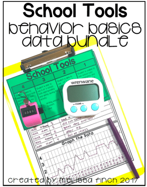 Using School Tools Appropriately- Behavior Basics Data