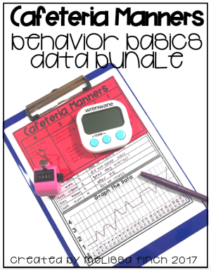 Cafeteria Manners- Behavior Basics Data