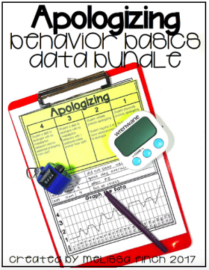 Apologizing- Behavior Basics Data